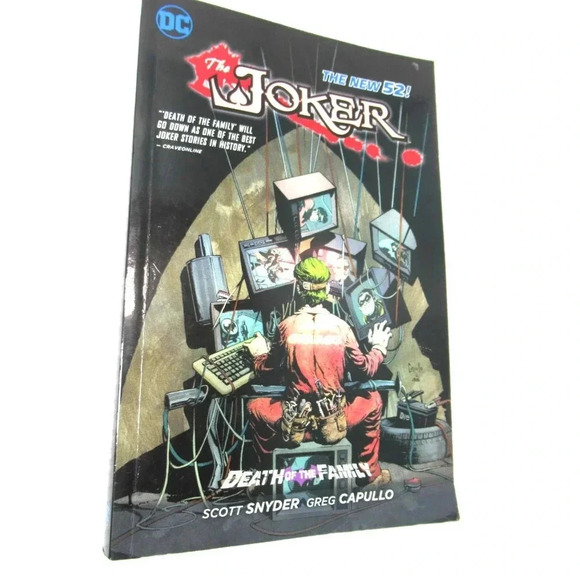 DC Comics Graphic Novel Batman Joker Variant The New 52 2013 Death of the Family - Picture 1 of 3
